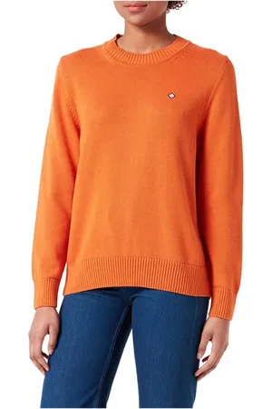 GANT Dames, Truien, Oranje, Maat: M Katoen