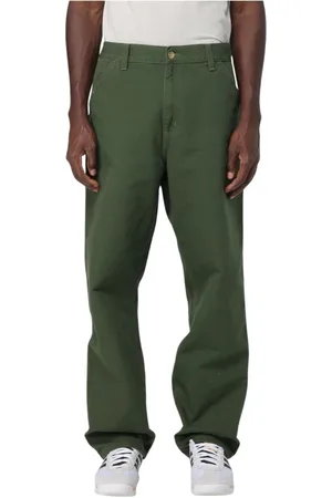 Carhartt Heren, Broeken, Groen, Maat: W30 Katoen