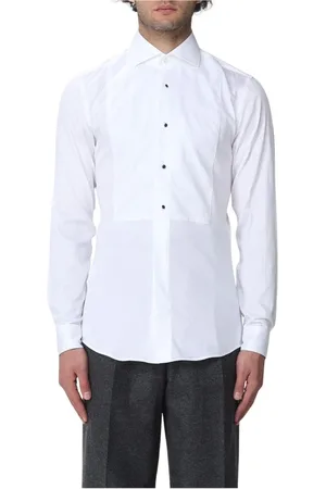 HUGO BOSS Heren, Overhemden, Wit, Maat: XS Katoen