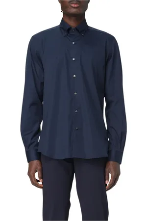 FAY Heren, Overhemden, Blauw, Maat: M