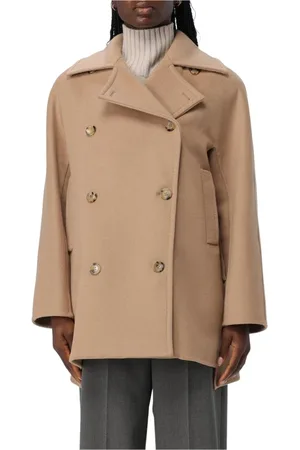 Max Mara Dames, Mantels, , Maat: S Wol
