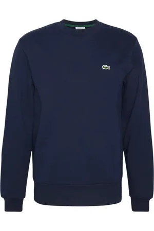Lacoste Heren, Sweatshirts & Hoodies, Blauw, Maat: S Katoen