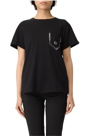 Liu Jo Dames, Tops, Zwart, Maat: S