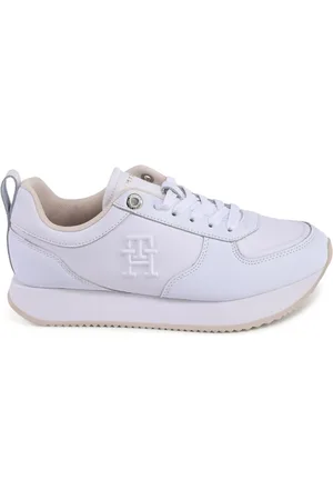 Tommy Hilfiger Dames, Schoenen, Wit, Maat: 40 EU Polyamide