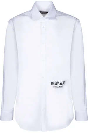 Dsquared2 Heren, Overhemden, Wit, Maat: L Katoen
