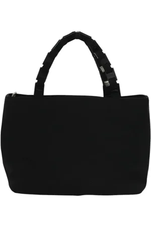 Salvatore Ferragamo Dames, Pre-owned, Zwart, Maat: ONE Size Nylon