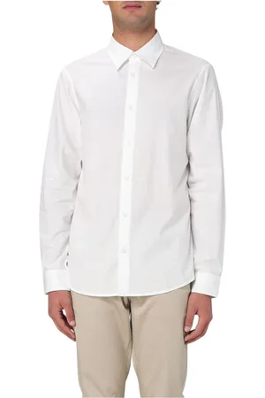 Armani Exchange Heren, Overhemden, Wit, Maat: S Katoen