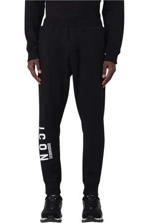 Dsquared2 Heren, Broeken, Zwart, Maat: 2XL Katoen