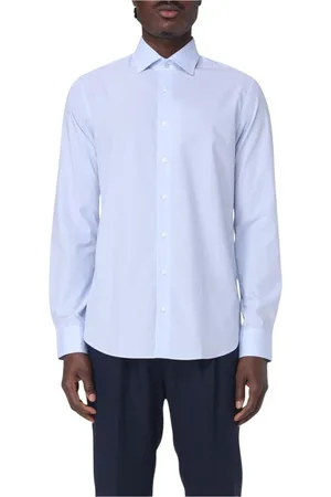 Michael Kors Heren, Overhemden, Blauw, Maat: 2XL