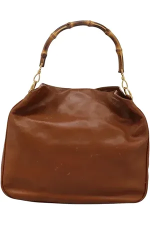 Gucci Dames, Pre-owned, Bruin, Maat: ONE Size Leer