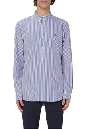 Ralph Lauren Heren, Overhemden, Blauw, Maat: S Katoen