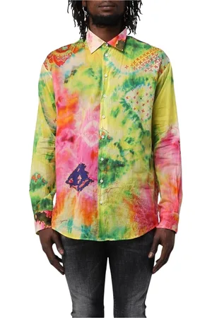 Dsquared2 Heren, Overhemden, Veelkleurig, Maat: M Katoen