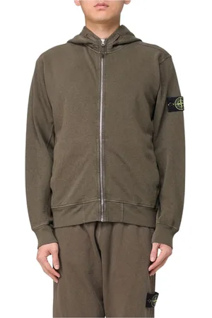 Stone Island Heren, Sweatshirts & Hoodies, Groen, Maat: M Fleece