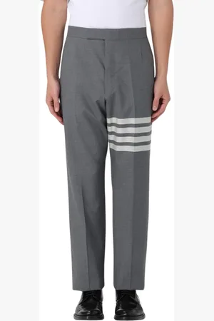 Thom Browne Heren, Broeken, Grijs, Maat: XL