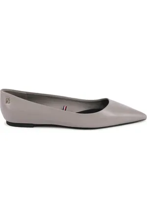 Tommy Hilfiger Dames, Schoenen, Grijs, Maat: 36 EU Leer