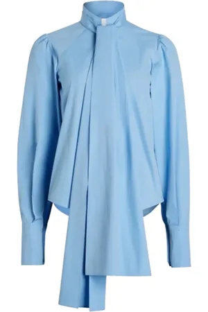 Patou Dames, Blouses & Shirts, Blauw, Maat: M