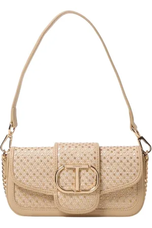 Twin-Set Dames, Tassen, , Maat: ONE Size Leer