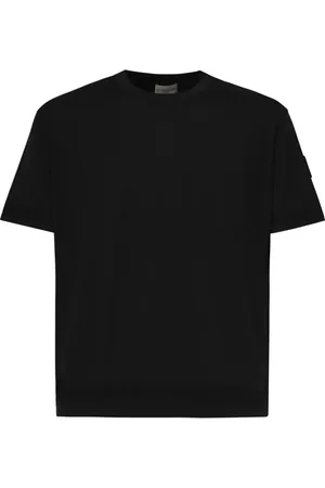 Moncler Heren, Tops, Zwart, Maat: M Katoen