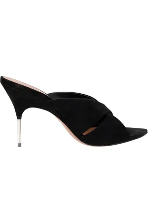 Amina Muaddi Dames, Schoenen, Zwart, Maat: 37 1/2 EU Suède