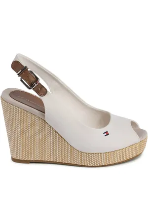 Tommy Hilfiger Dames, Schoenen, Wit, Maat: 39 EU Katoen