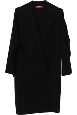 Max Mara Dames, Mantels, Zwart, Maat: L