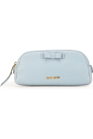 Miu Miu Dames, Pre-owned, Blauw, Maat: ONE Size Leer