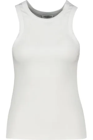 Marc O’ Polo Dames, Tops, Wit, Maat: L