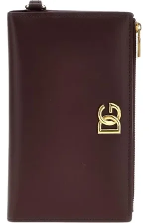 Dolce & Gabbana Dames, Accessoires, Bruin, Maat: ONE Size Leer