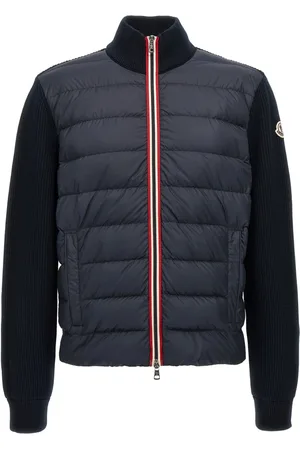 Moncler Heren, Jassen, Blauw, Maat: 2XL Nylon
