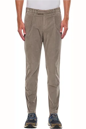 PT Torino Heren, Broeken, Grijs, Maat: S Corduroy