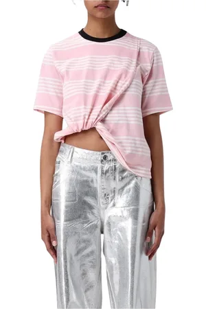 Msgm Dames, Tops, Roze, Maat: S Katoen