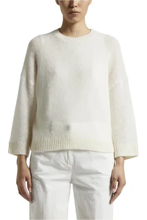 PESERICO SIGN Dames, Truien, Wit, Maat: 2XS Wol