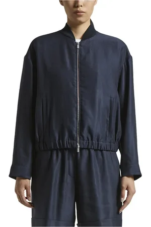 PESERICO SIGN Dames, Jassen, Blauw, Maat: XL Gabardine