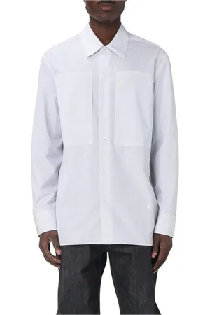Jil Sander Heren, Overhemden, Wit, Maat: 2XL Katoen
