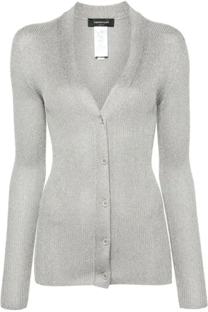Fabiana Filippi Dames, Truien, Wit, Maat: XS Viscose