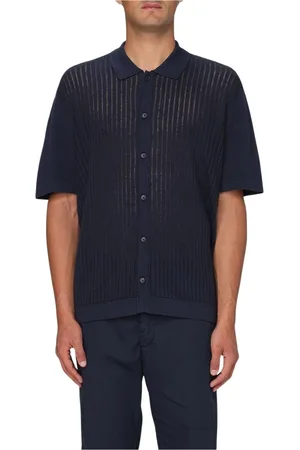 HUGO BOSS Heren, Overhemden, Blauw, Maat: L Katoen