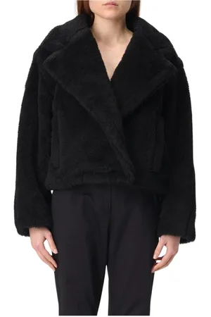 Max Mara Dames, Jassen, Zwart, Maat: S