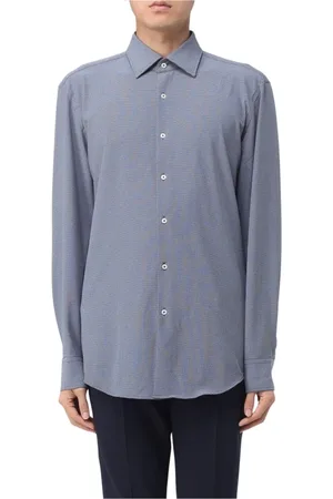HUGO BOSS Heren, Overhemden, Blauw, Maat: 3XS