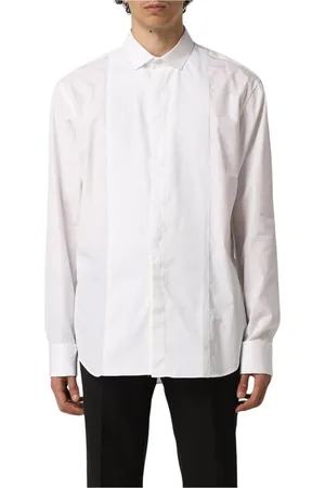 Emporio Armani Heren, Overhemden, Wit, Maat: M Katoen