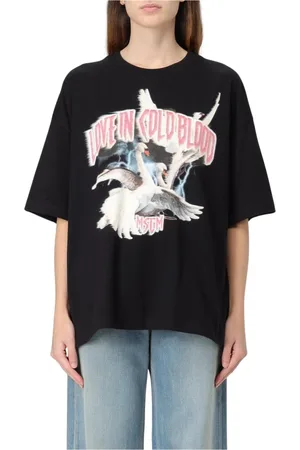 Msgm Dames, Tops, Zwart, Maat: XS Katoen