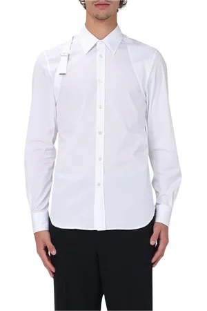 Alexander McQueen Heren, Overhemden, Wit, Maat: XL Katoen