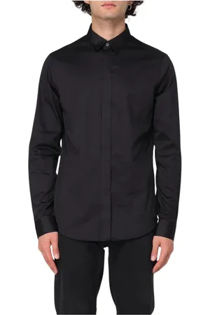 Armani Exchange Heren, Overhemden, Zwart, Maat: S