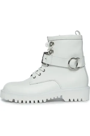 CESARE GASPARI Dames, Schoenen, Wit, Maat: 41 EU Leer