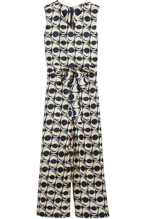 Max Mara Dames, Jumpsuits & Playsuits, Blauw, Maat: S Zijde