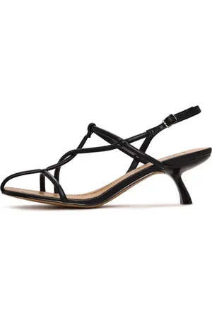 CESARE GASPARI Dames, Schoenen, Zwart, Maat: 41 EU Leer