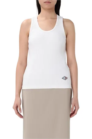 Bottega Veneta Dames, Tops, Wit, Maat: M Katoen