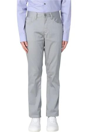 Armani Exchange Heren, Broeken, Grijs, Maat: W34 Katoen