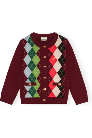 Ganni Dames, Truien, Veelkleurig, Maat: M Wol