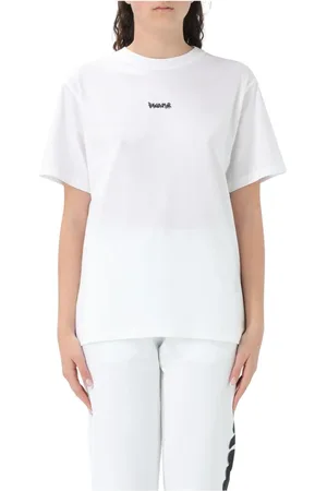 DISCLAIMER Dames, Tops, Wit, Maat: L Katoen