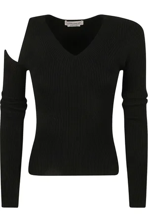 Alexander McQueen Dames, Truien, Zwart, Maat: M Wol